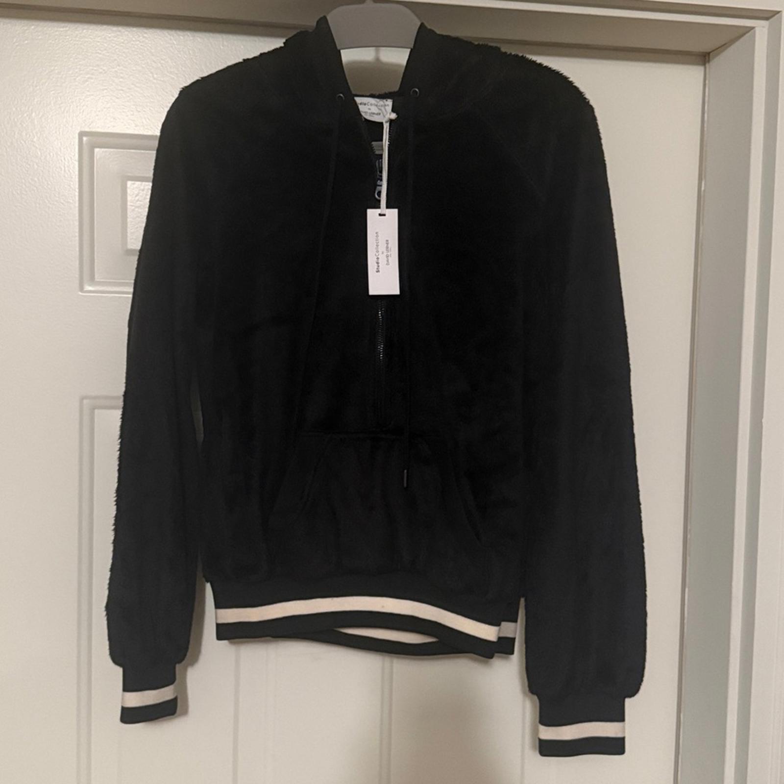 David Lerner Faux Fur Hoodie